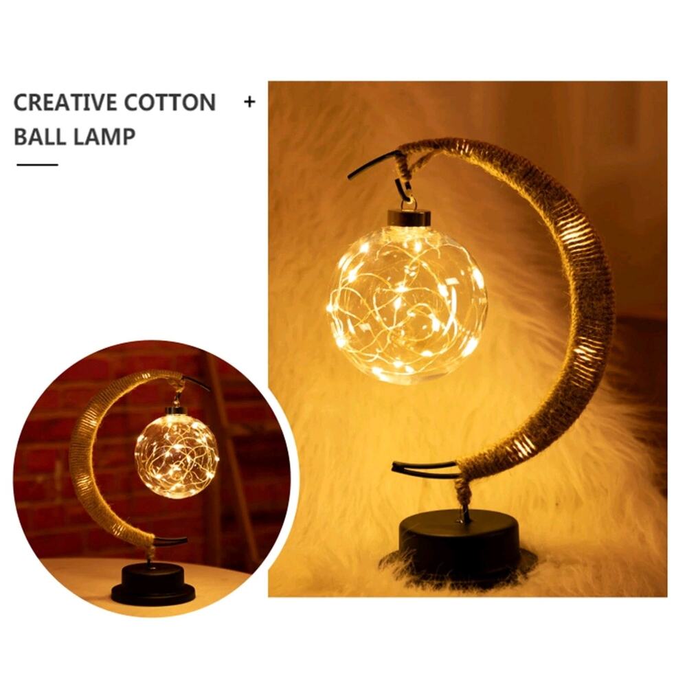 NIB Celestial Whimsy Enchanted Lunar Lamp Twinkle Light